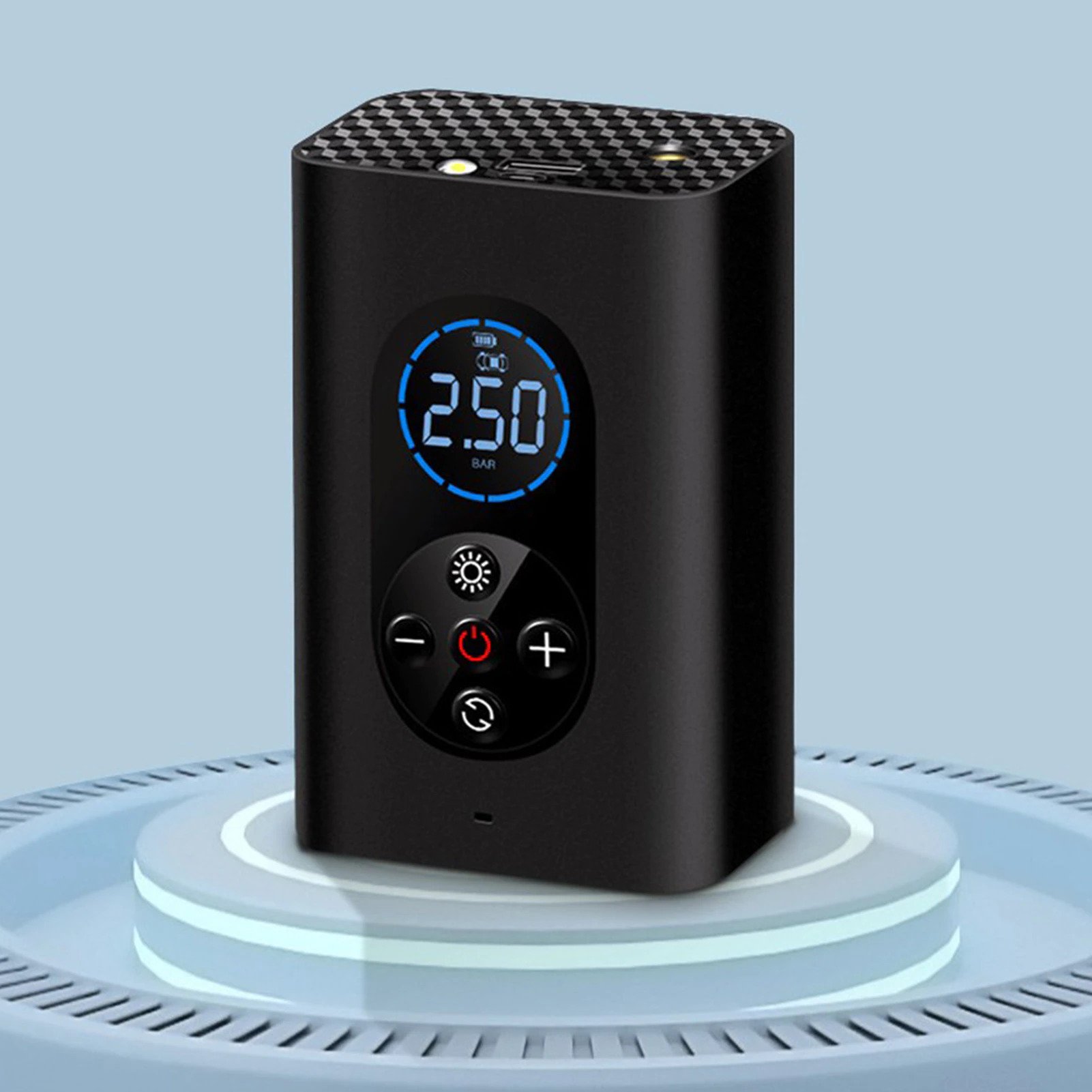 Ασύρματο Ηλεκτρικό Κομπρεσέρ Αέρα - Power Bank - Φακός 4 σε 1 150PSI με Ψηφιακή Οθόνη Φορητό - Smart Portable Wireless Air Pump - Power Bank - Light M8